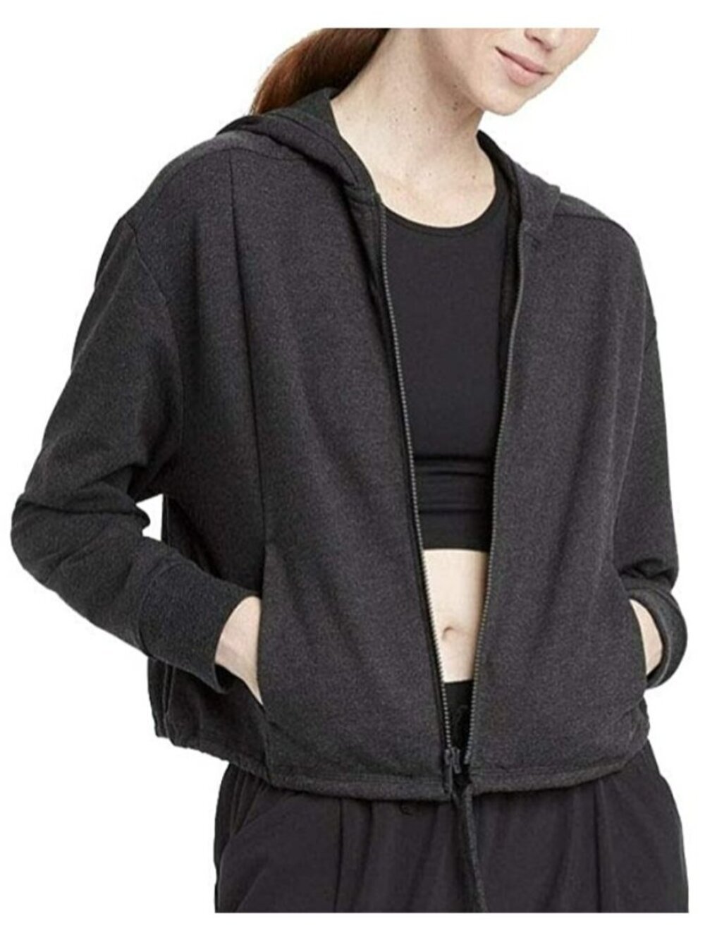 All in Motion Full Zip Hoodie, Grey XL
